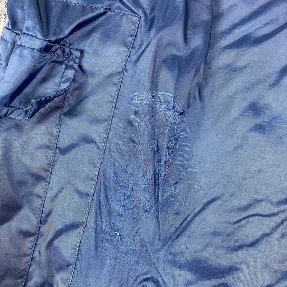 Mighty Mac Sports Pants Mens XL Navy Blue Cargo Windbreaker Elastic Waist Logo - Picture 4 of 13